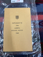 Supplement to 1966 Alberta Brown, book 1968
