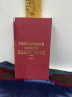 Hendersons, Northwest Brand book 1894 remake