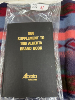 1988 supplement to 1986 Alberta brand book