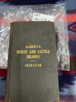 Alberta horse and cattle brands, 1916 – 17–18