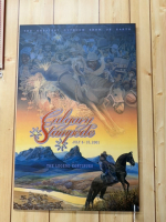 2001 Calgary stampede hardboard poster