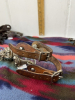 Set of 1950s inlayed spurs with horse head - 2