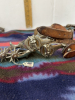 Set of 1950s inlayed spurs with horse head - 4