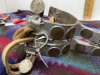 Steel spurs, .10 cent piece decorative - 2