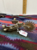Single, stainless steel spur