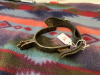 Single Steel spur with silver inlay - 4