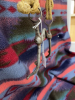 Hand, braided rawhide headstall with Sweetwater bit - 3