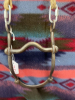 Hand, braided rawhide headstall with Longshank curb bit - 4