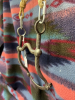 Hand, braided rawhide headstall with Longshank curb bit - 5