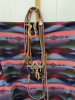 Braided leather bridal with Longshank cricket bit