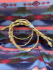 Set of rawhide braided reins