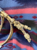 Set of rawhide braided reins - 2