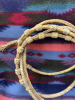 Set of rawhide braided reins - 4