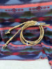 Set of rawhide braided reins