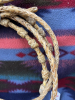 Hand, braided rawhide reins - 3
