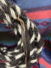 Handmade 22 foot horse hair leed rope - 2