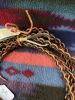 Hand, braided round leather lace lasso - 3