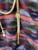 Authentic, 8&rsquo; braided leather bull whip - 2