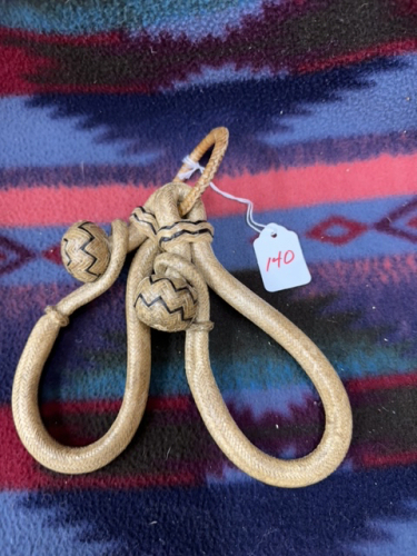 Braided leather hobbles