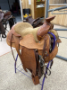 F.Eamor Double Rigged Stock Saddle and Matching Breast Collar , number 420 - 2