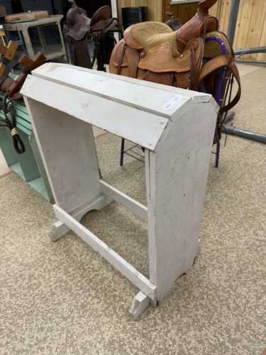 Wooden saddle stand