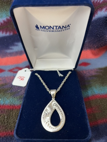 Montana silver necklace/pendant