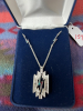 Montana silver chain and lightning pendant - 2