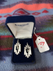 Montana silver lightning design earrings - 2