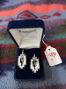 Montana silver lightning design earrings - 3