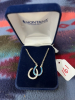 Montana silver horseshoe pendants - 2