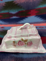 Old Foley butter dish