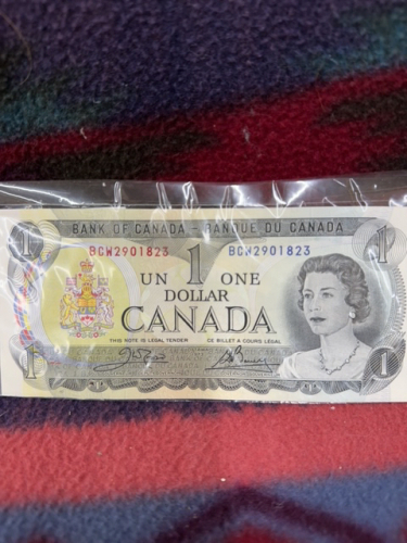 1973 Canadian one dollar bill