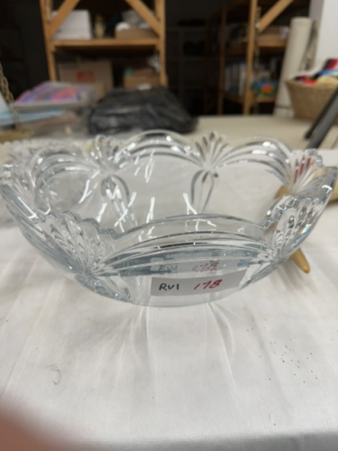 Bohemia Czechoslovakian crystal bowl