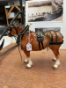Draft horse figurine with harness