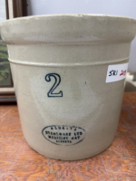 2 gallon, Medalta stoneware crock