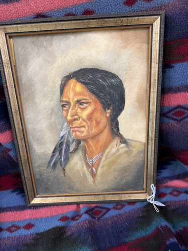 Younger Crowfoot oil painting