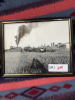 Framed threshing photo