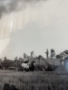 Framed threshing photo - 2