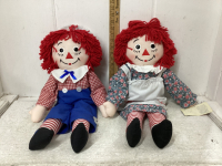 RAGGEDY ANN & ANDY DOLLS