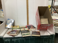 BOX OF HARD COVER BOOKS