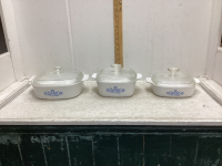 (3) PIECE PYREX