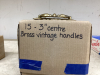 VINTAGE BRASS CABINET HARDWARE - 2