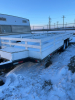 1972 HAICO Bumper pull 22 foot flat bed trailer Model 22 - 2