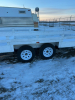 1972 HAICO Bumper pull 22 foot flat bed trailer Model 22 - 3