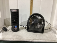 (2) SMALL FANS