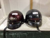 (2) MOTORCYCLE HELMETS - GOLDWING & CKX