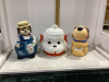 (3) COOKIE JARS