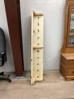 LONG WOOD SHELF/COAT HANGER