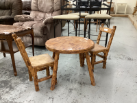 ROUND KIDS TABLE & (2) CHAIRS