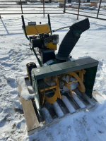 Yardman gas powered snowblower